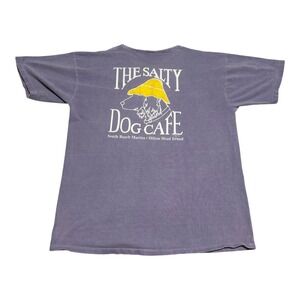 2000s The Salty Dog Cafe Light Purple Double Sided Shirt‎ Men's XL NO NECK